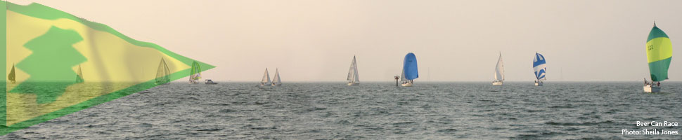 Sunset Series Race showing Spinnakers